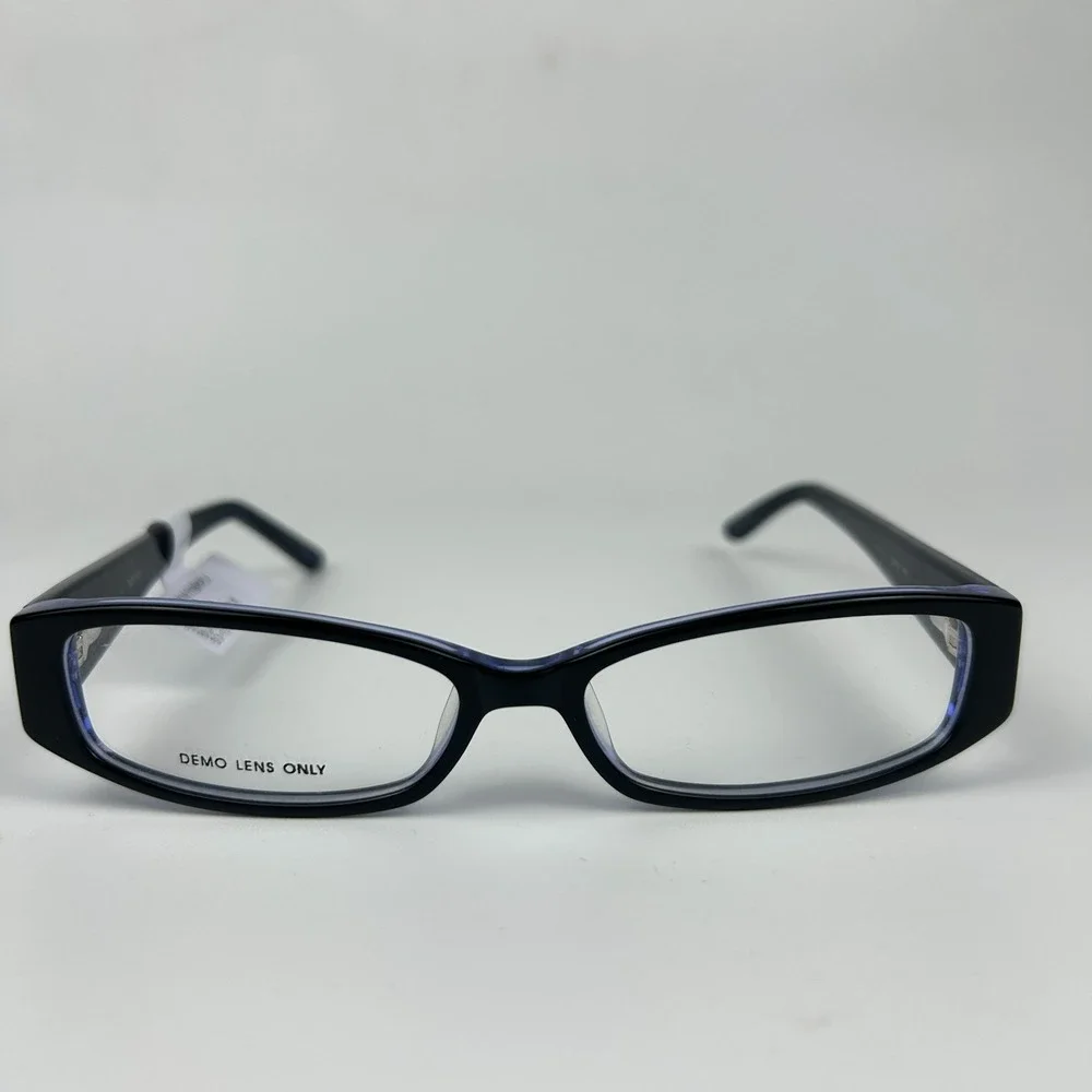Walmart Contour FM14111 Womens Eyeglasses Frame Black Purple Full Rim 53-15-140